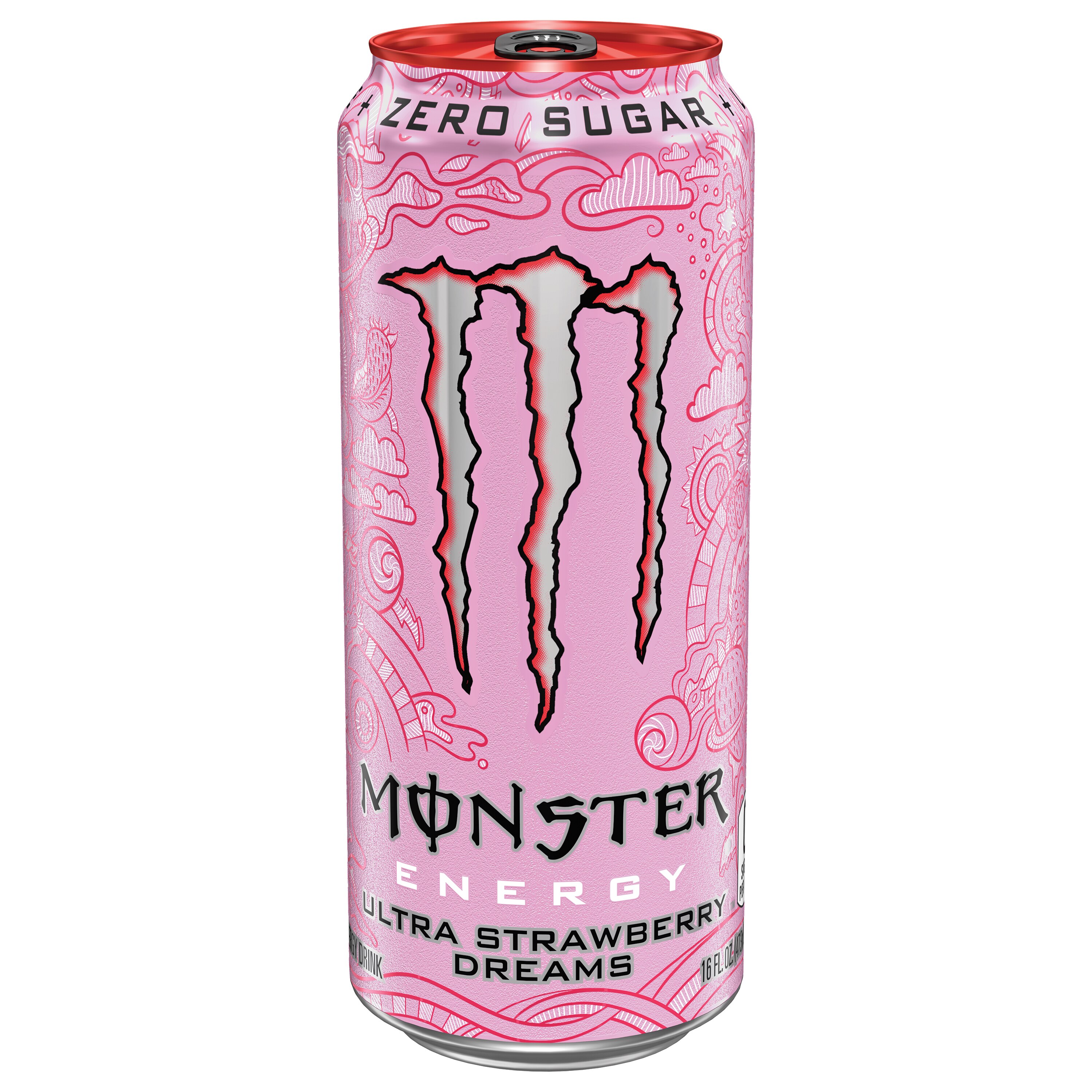 Monster Energy, Ultra Strawberry Dreams, 16 oz