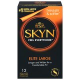 SKYN Elite Large Non-Latex Condom, 12 CT, thumbnail image 1 of 1