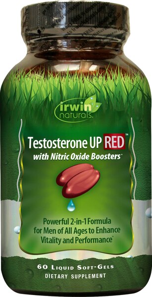 Irwin Naturals Testosterone Up Red plus BioPerine Softgels, 60 CT