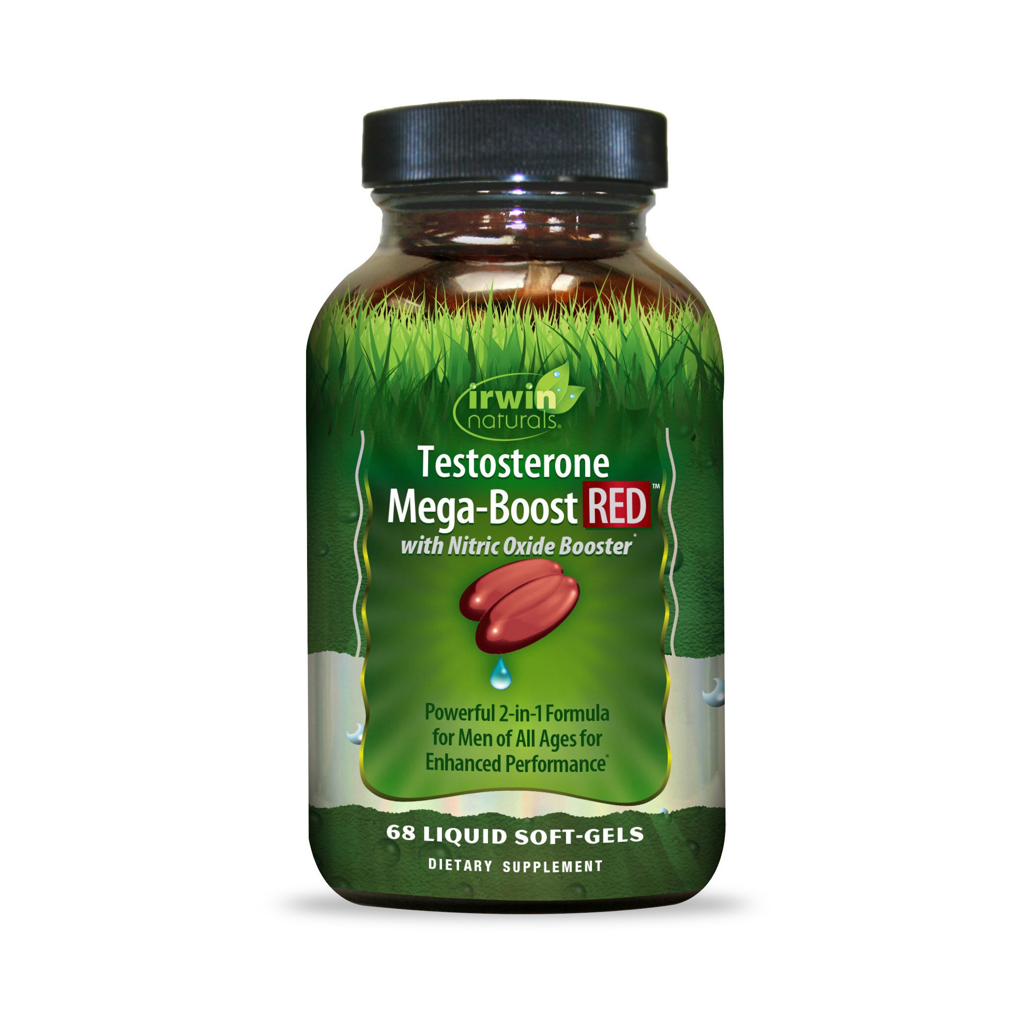 Irwin Naturals Testosterone Mega-Boost RED, 68 CT