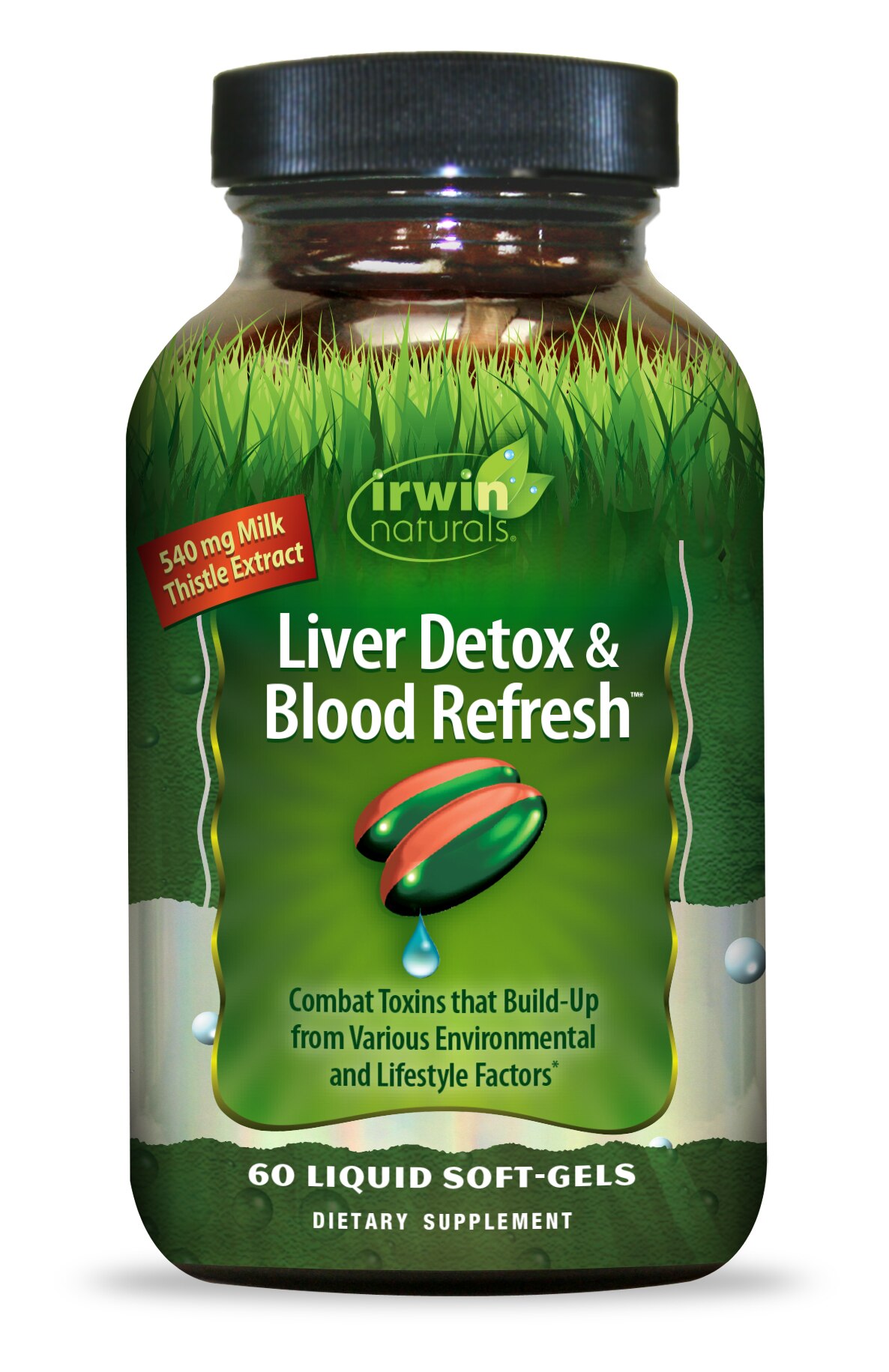 Irwin Naturals Liver Detox & Blood Refresh Supplement, 60 CT