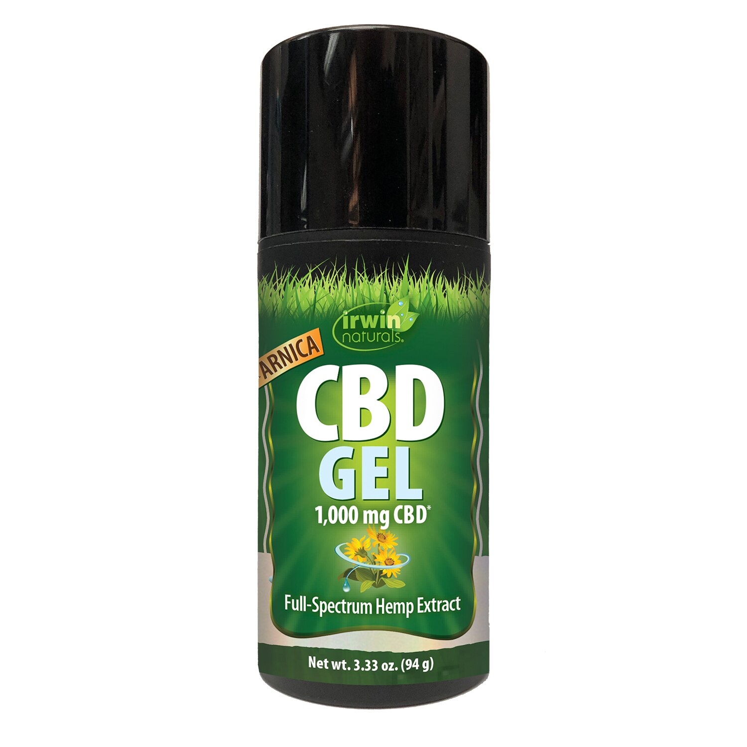 Irwin Naturals CBD Gel + Arnica, 3.33 OZ - State Restrictions Apply