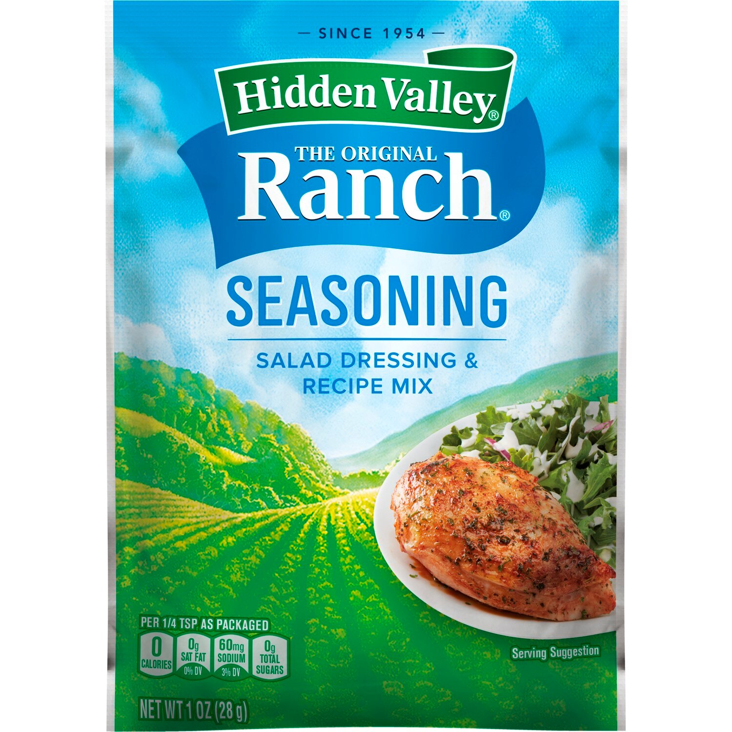 Hidden Valley Original Ranch Salad Dressing & Seasoning Mix, 1 ct, 1 oz