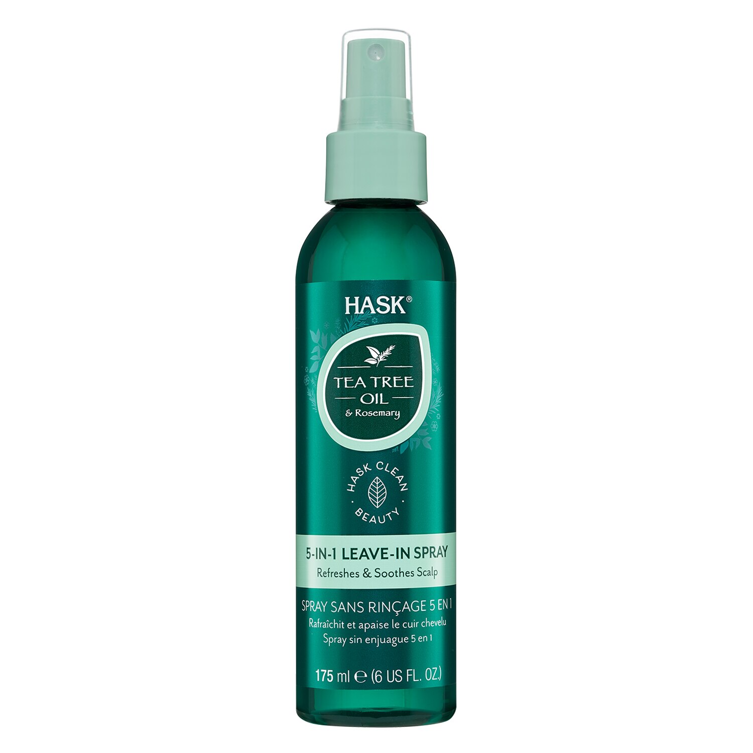 HASK Tea Tree Oil & Rosemary 5-in-1 Leave-In Spray, 6 OZ