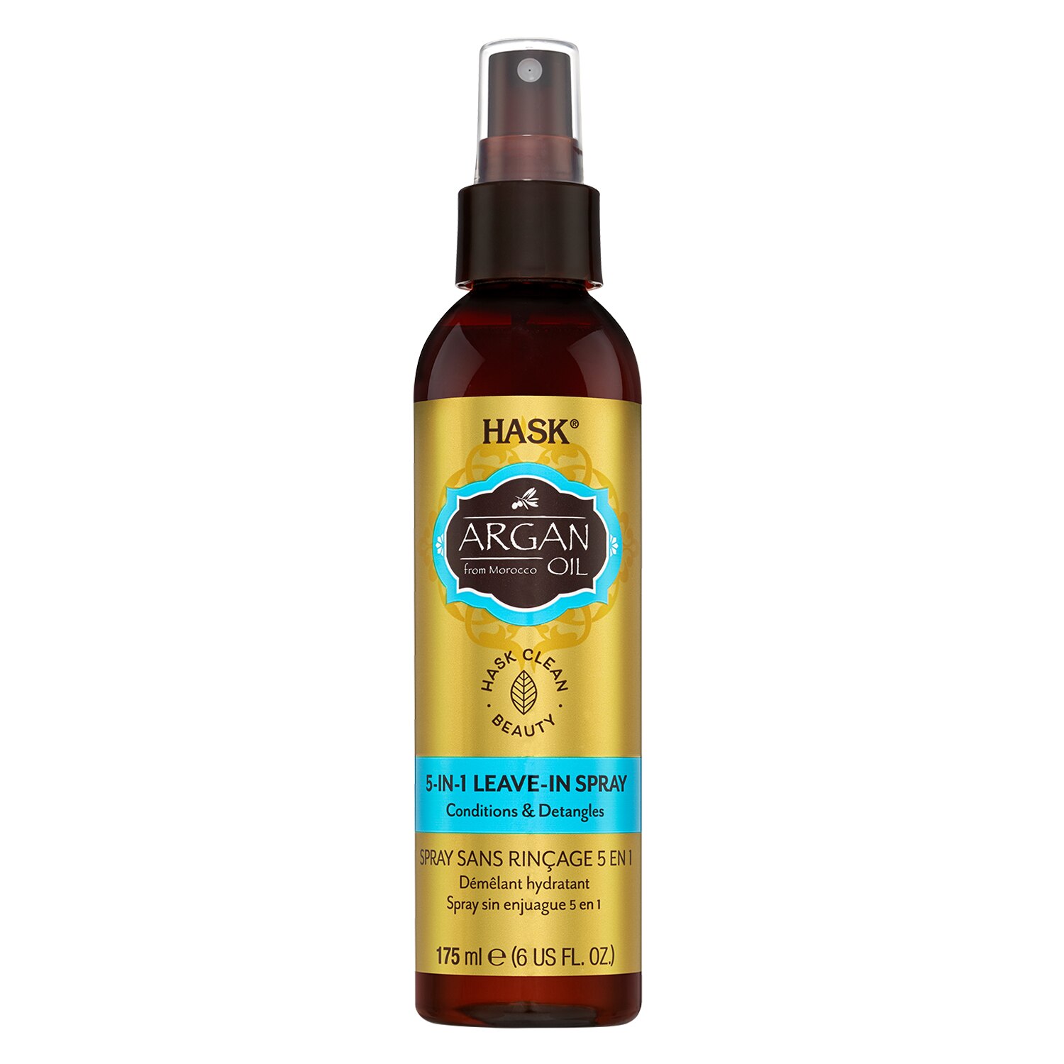 Hask Argan Oil 5-in-1 Leave -In Spray Conditioner, 6 OZ