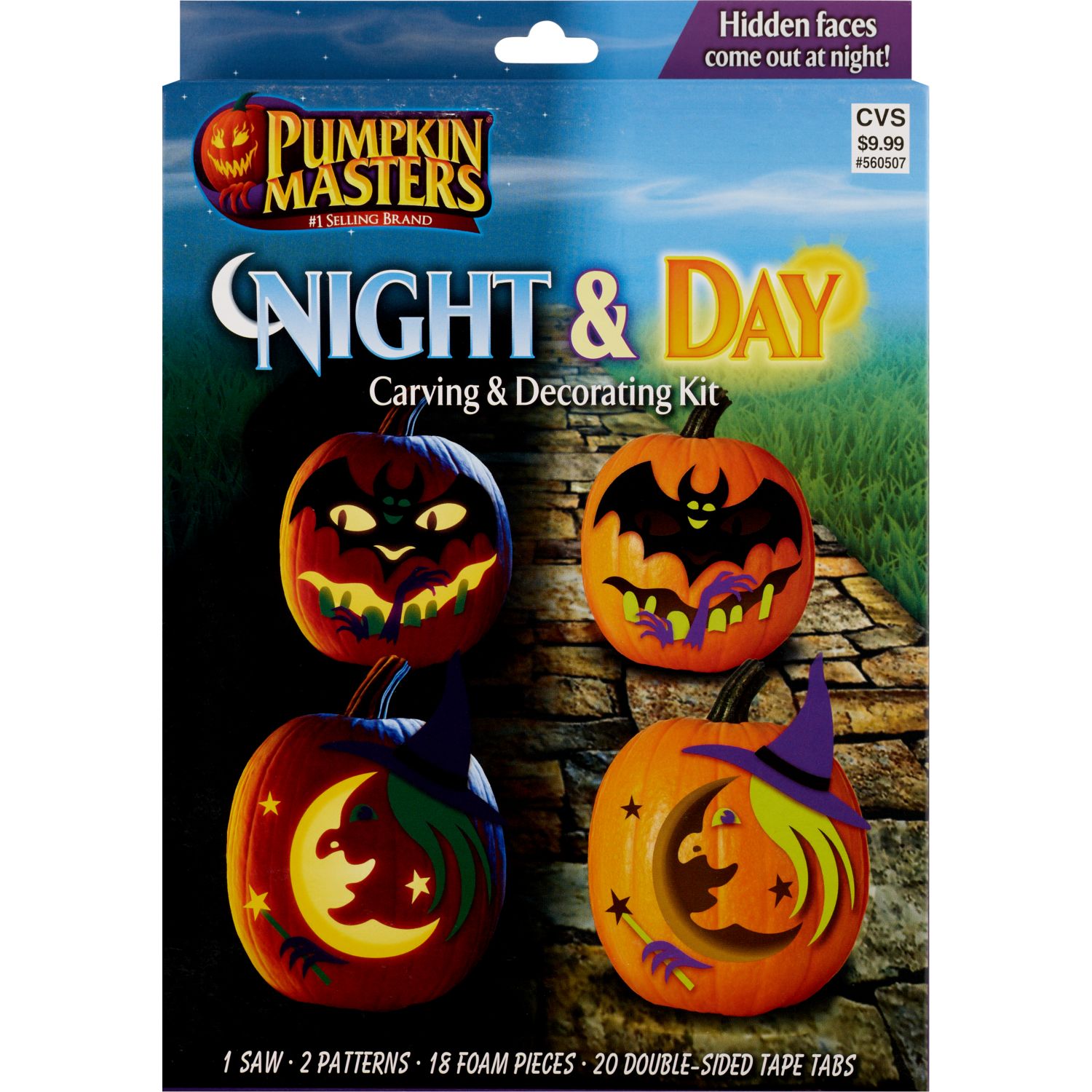 Pumpkin Masters Night & Day Carving & Decorating Kit