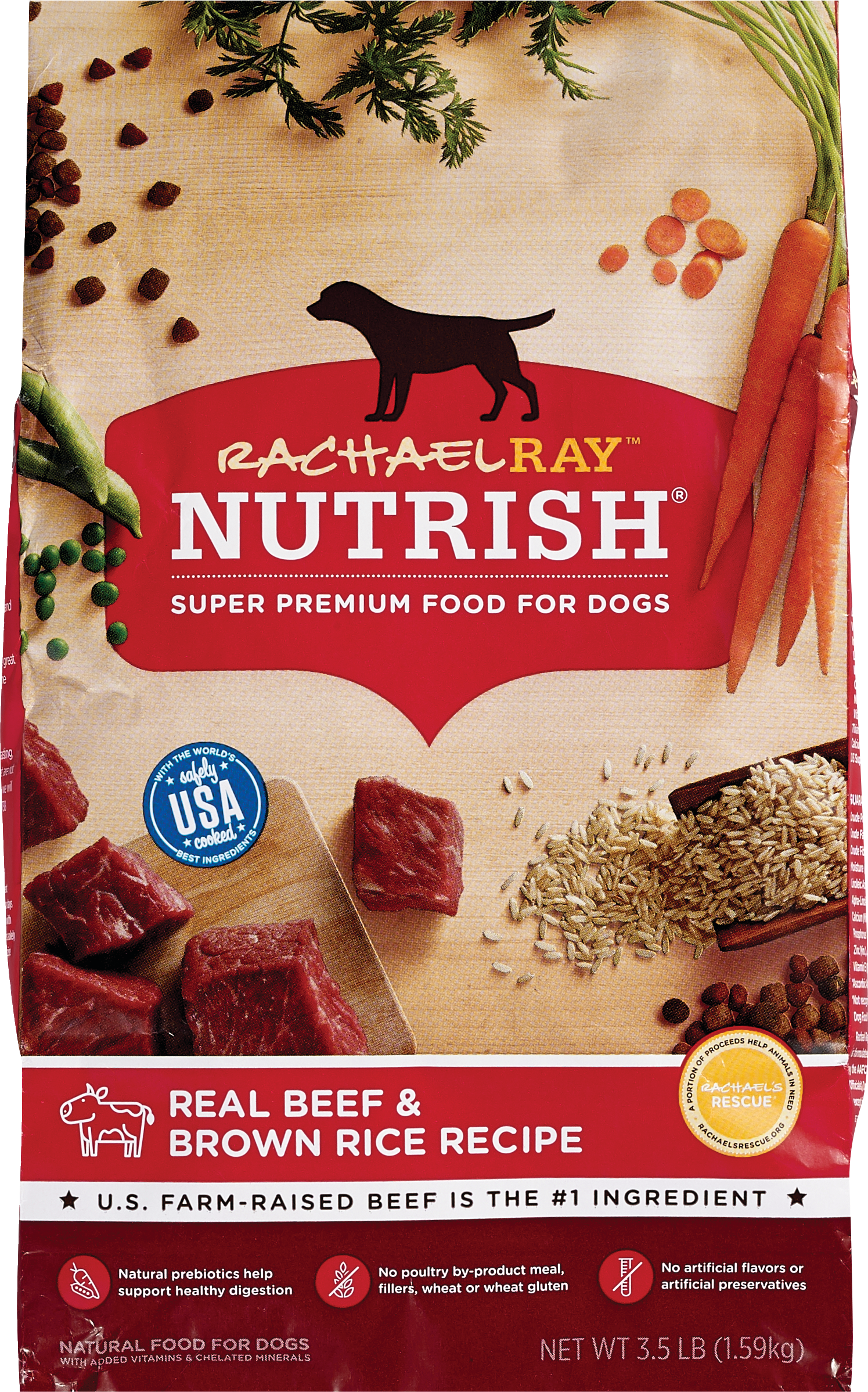 Rachael Ray Nutrish Super Premium Natural Food For Dogs, 56 OZ