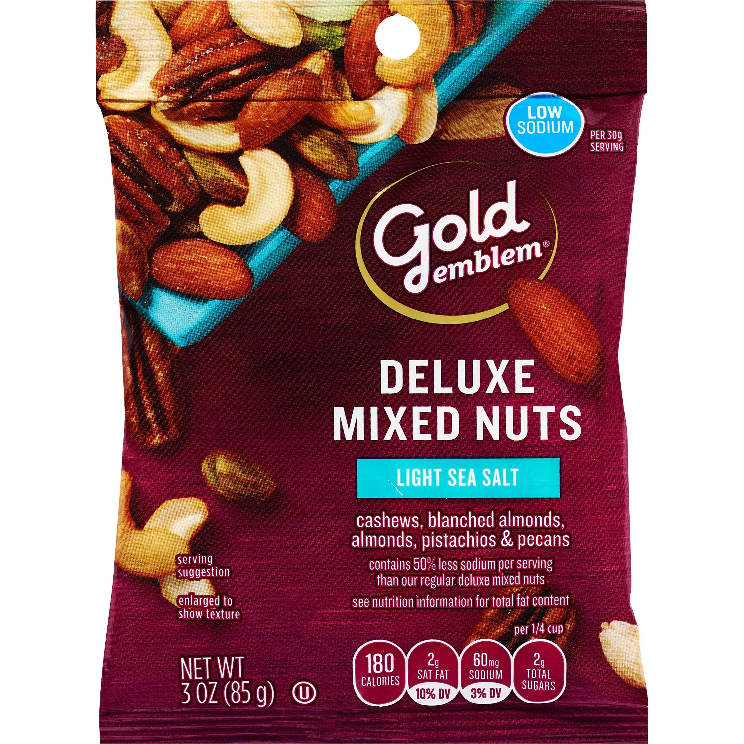 Well Market Lightly Salted Deluxe Mixed Nuts, 3 oz