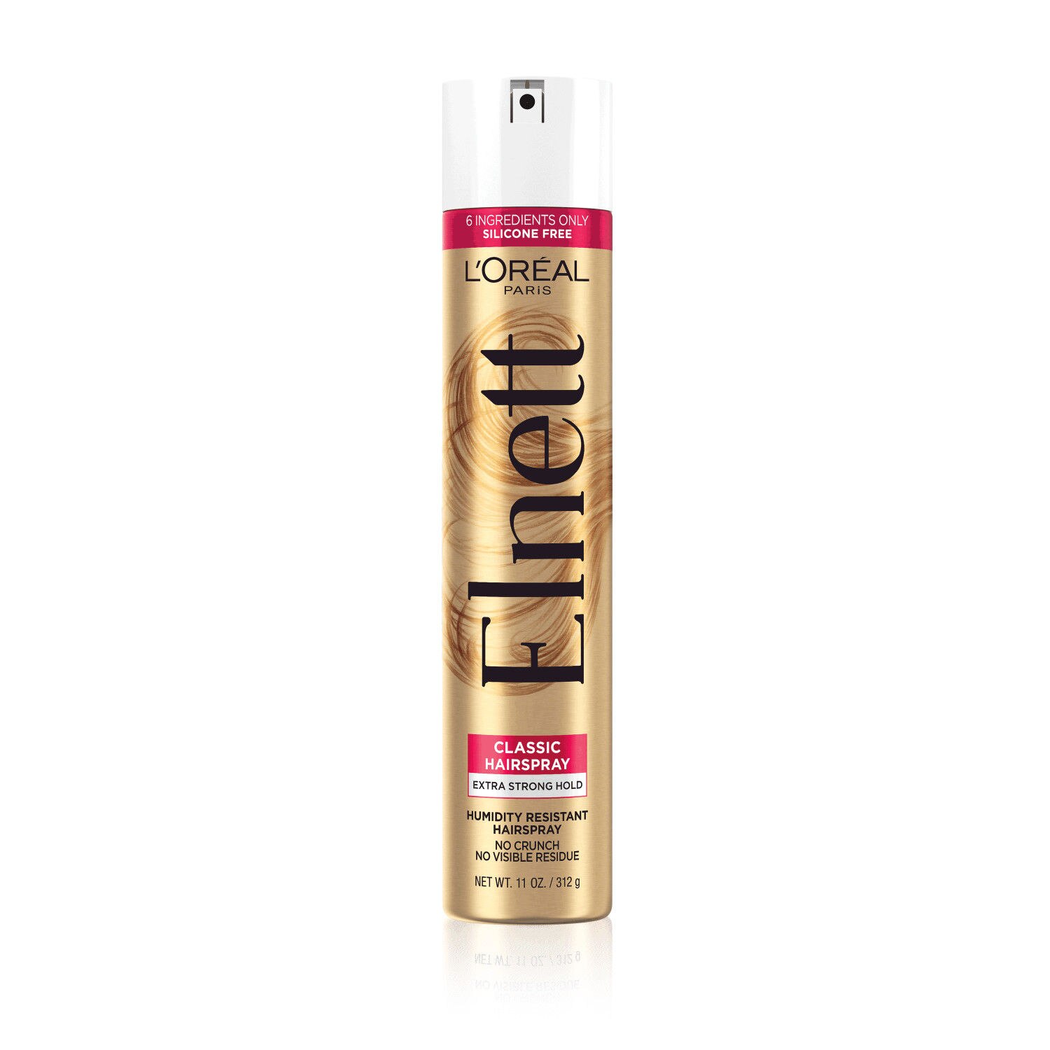 L'Oreal Paris Elnett Satin Extra Strong Hold Hair Spray for Color Treated Hair