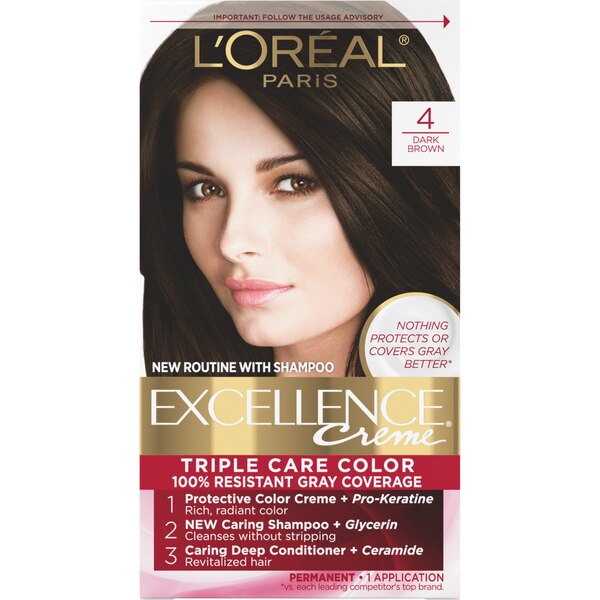 L'Oreal Paris Excellence Creme Permanent Triple Care Hair Color