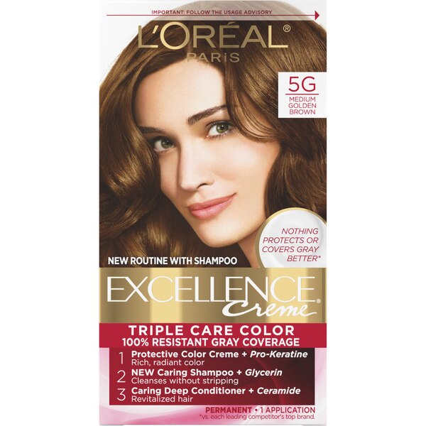 L'Oreal Paris Excellence Creme Permanent Triple Care Hair Color