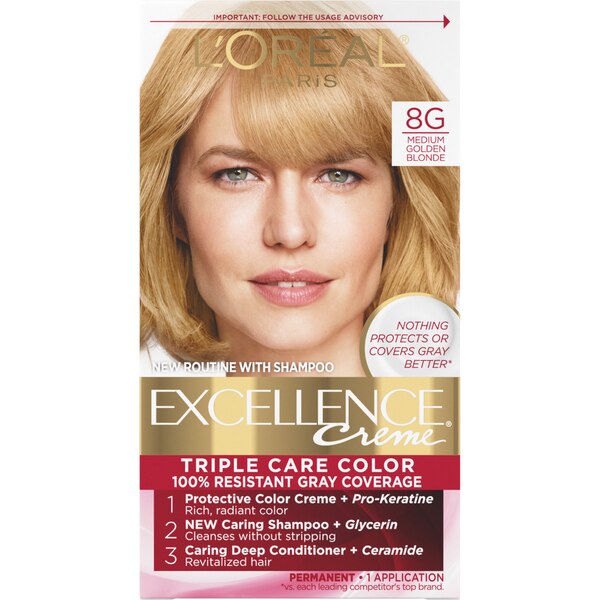 L'Oreal Paris Excellence Creme Permanent Triple Care Hair Color