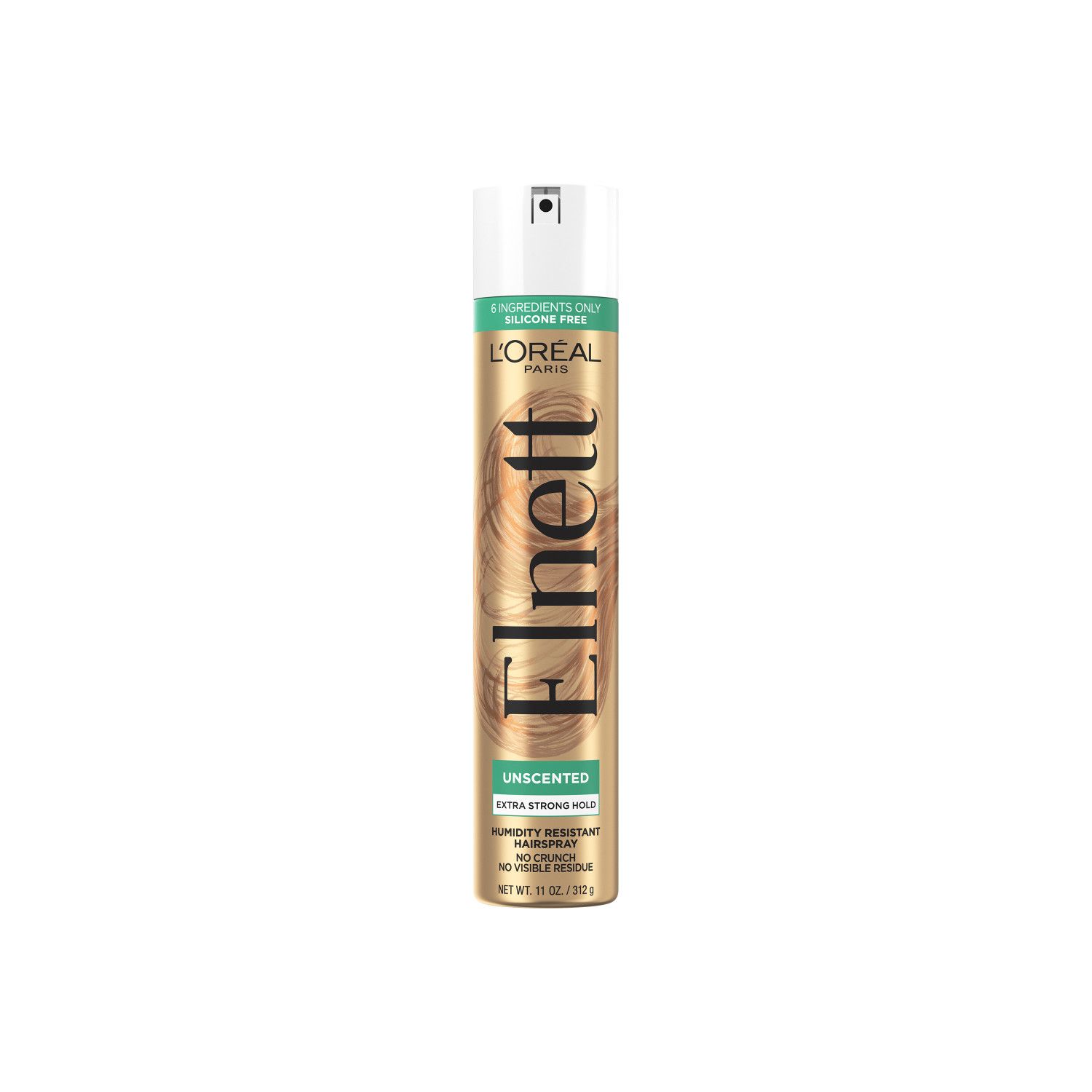 L'Oreal Paris Elnett Satin Extra Strong Hold Hair Spray, Unscented, 11 OZ