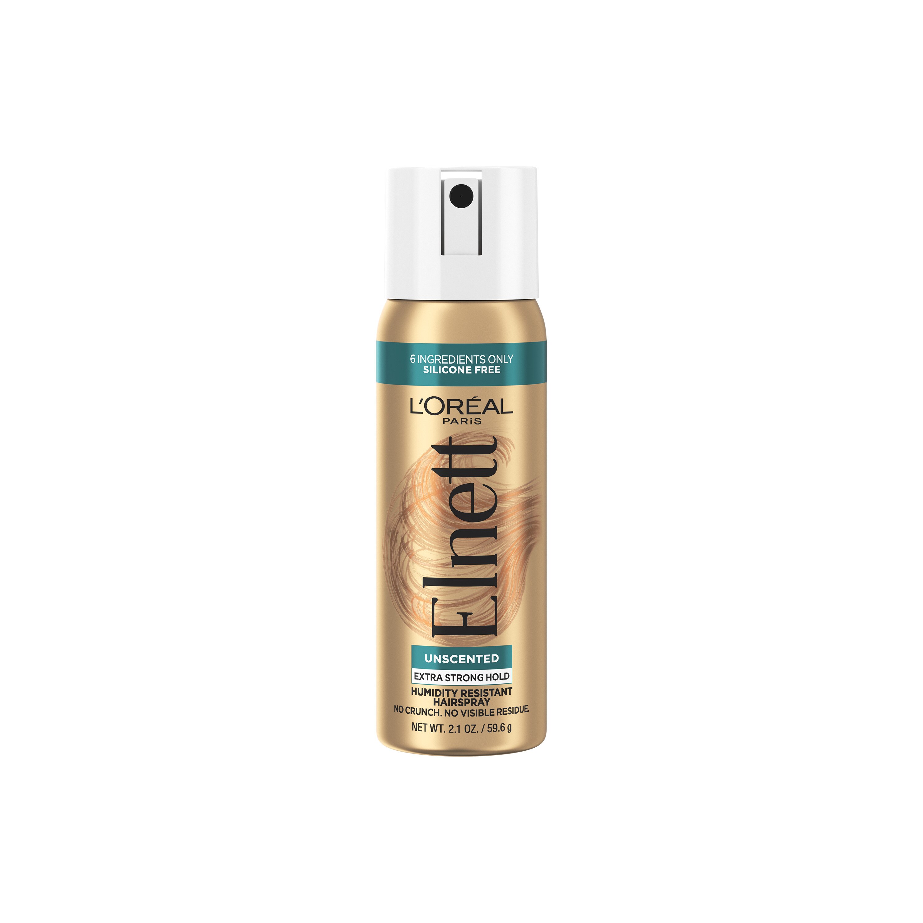 L'Oreal Paris Elnett Satin Extra Strong Hold Hair Spray, Unscented, 2.2 OZ