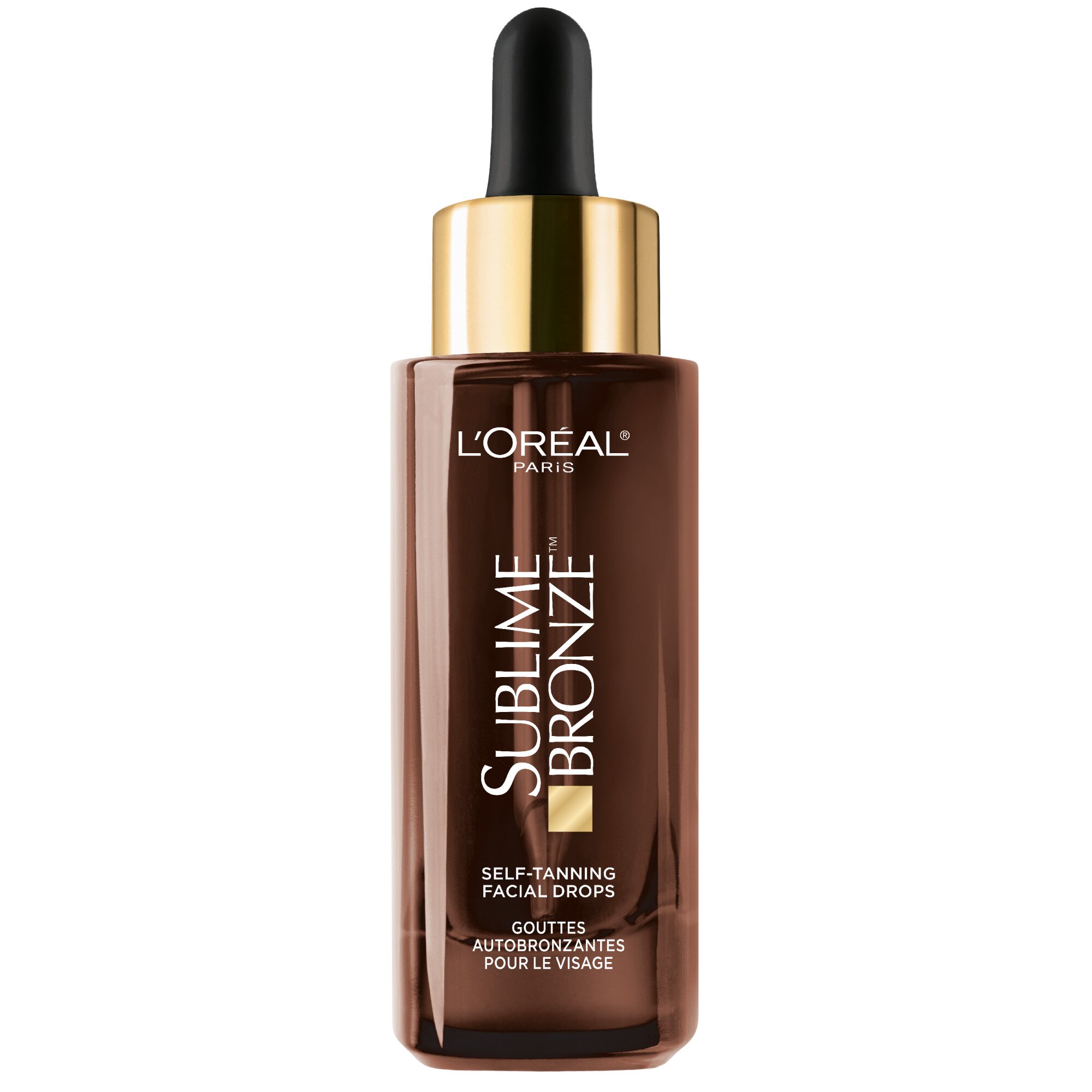 L'Oreal Paris Sublime Bronze Self Tanning Facial Drops, Fragrance-Free