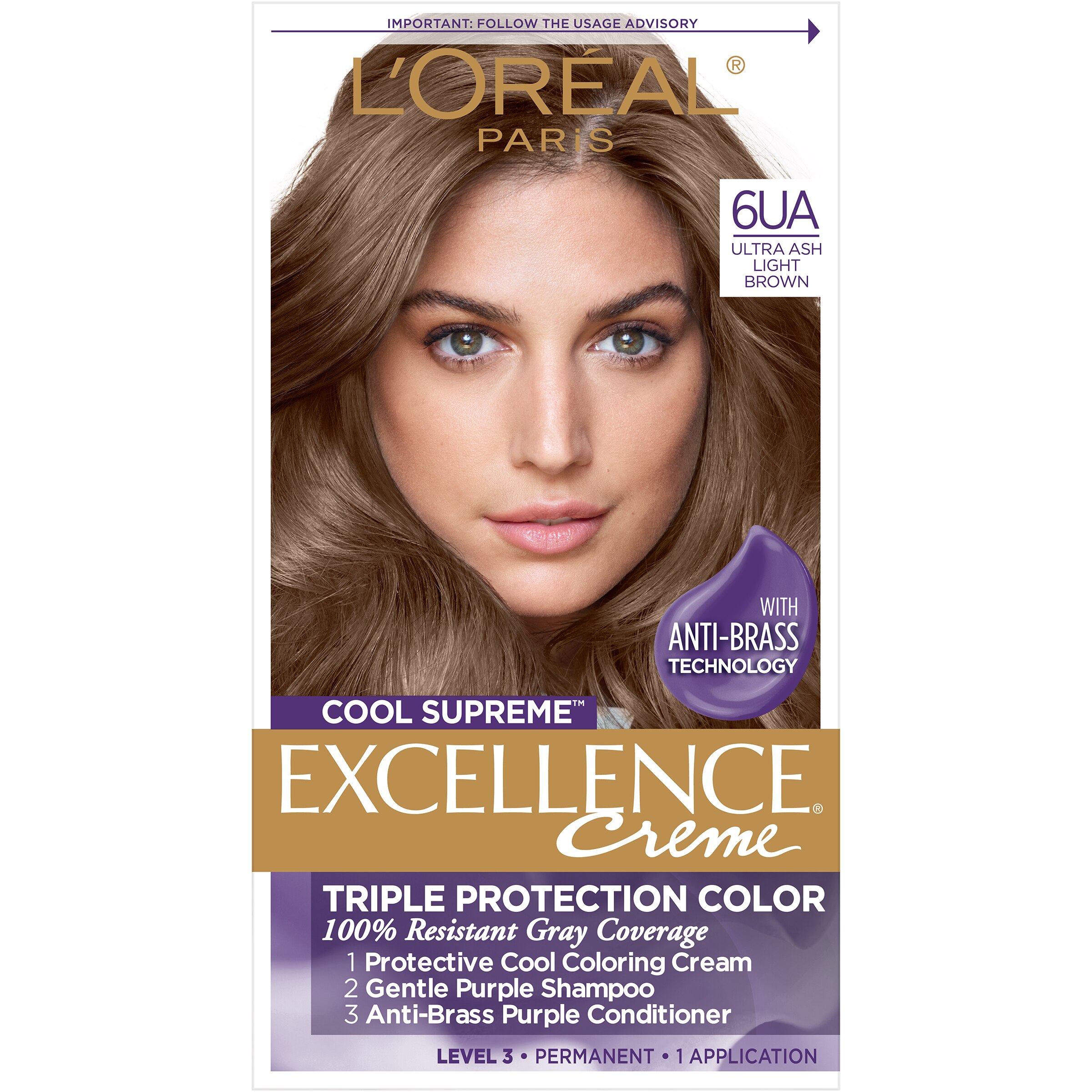 L'Oreal Paris Excellence Cool Supreme Permanent Gray Coverage Hair Color