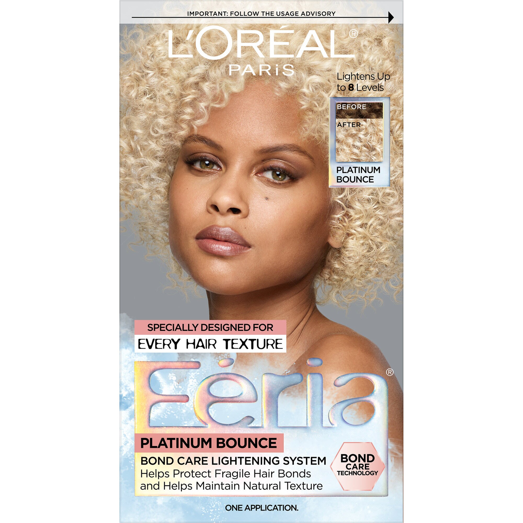 L'Oreal Paris Feria Platinum Bounce Bond Care Lightening System