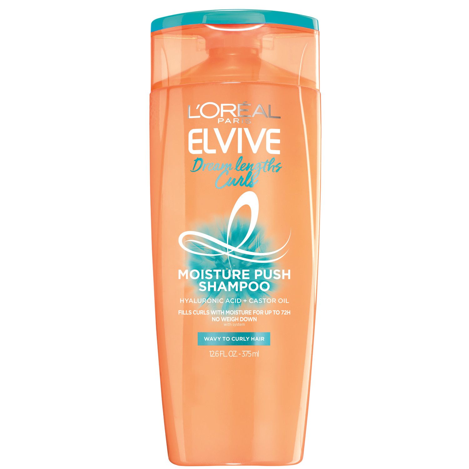 L'Oreal Paris Elvive Dream Lengths Curls Moisture Push Shampoo, 12.6 OZ