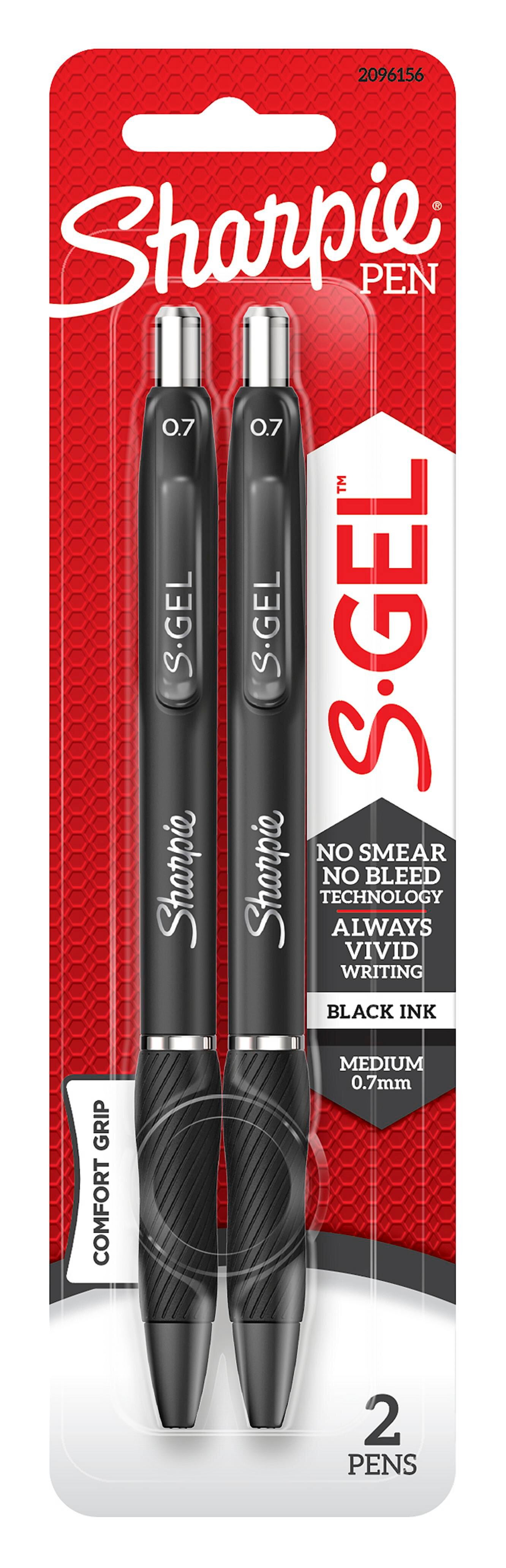 Sharpie S-Gel Pen Medium Tip (0.7mm), 2 CT