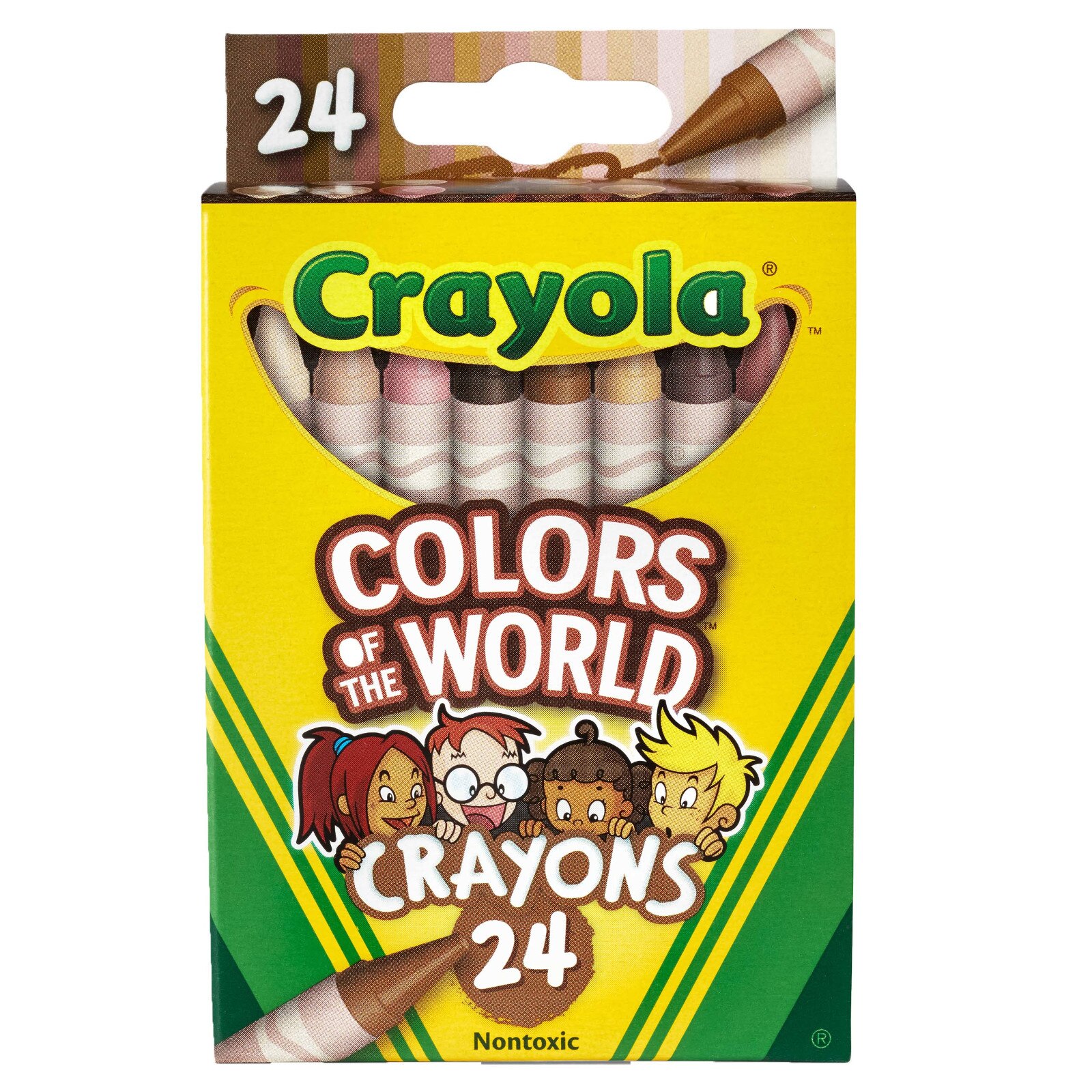 Crayola Colors of the World Crayons,  24 ct