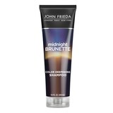 John Frieda Midnight Brunette Color Deepening Shampoo, 8.3 OZ, thumbnail image 1 of 9