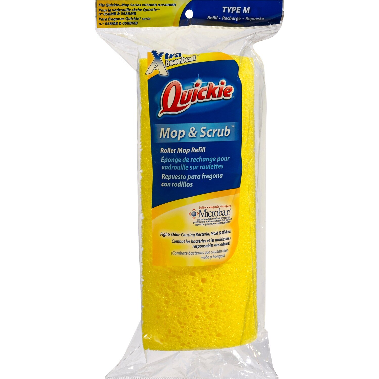 Quickkie Mop & Scrub Refill, Type M