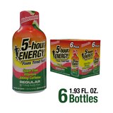 5-hour ENERGY Shot, Regular Strength,Watermelon 6 pack 1.93 oz, thumbnail image 1 of 6