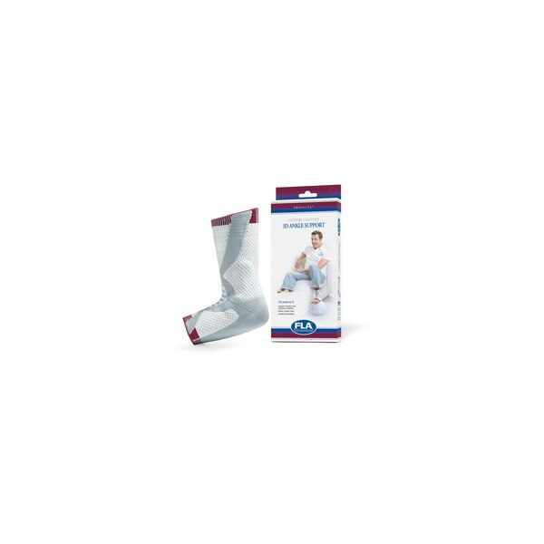 PRO-LITE 3D Ankle Support, White/Gray Small