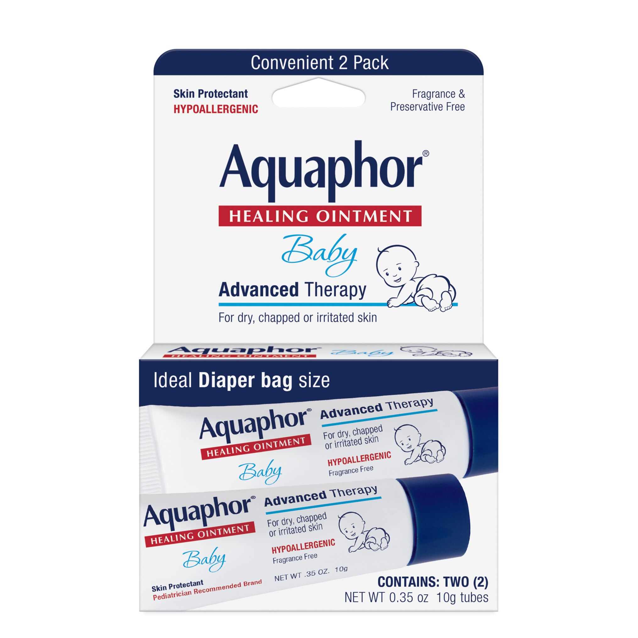 Aquaphor Baby Advanced Therapy Healing Ointment Skin Protectant