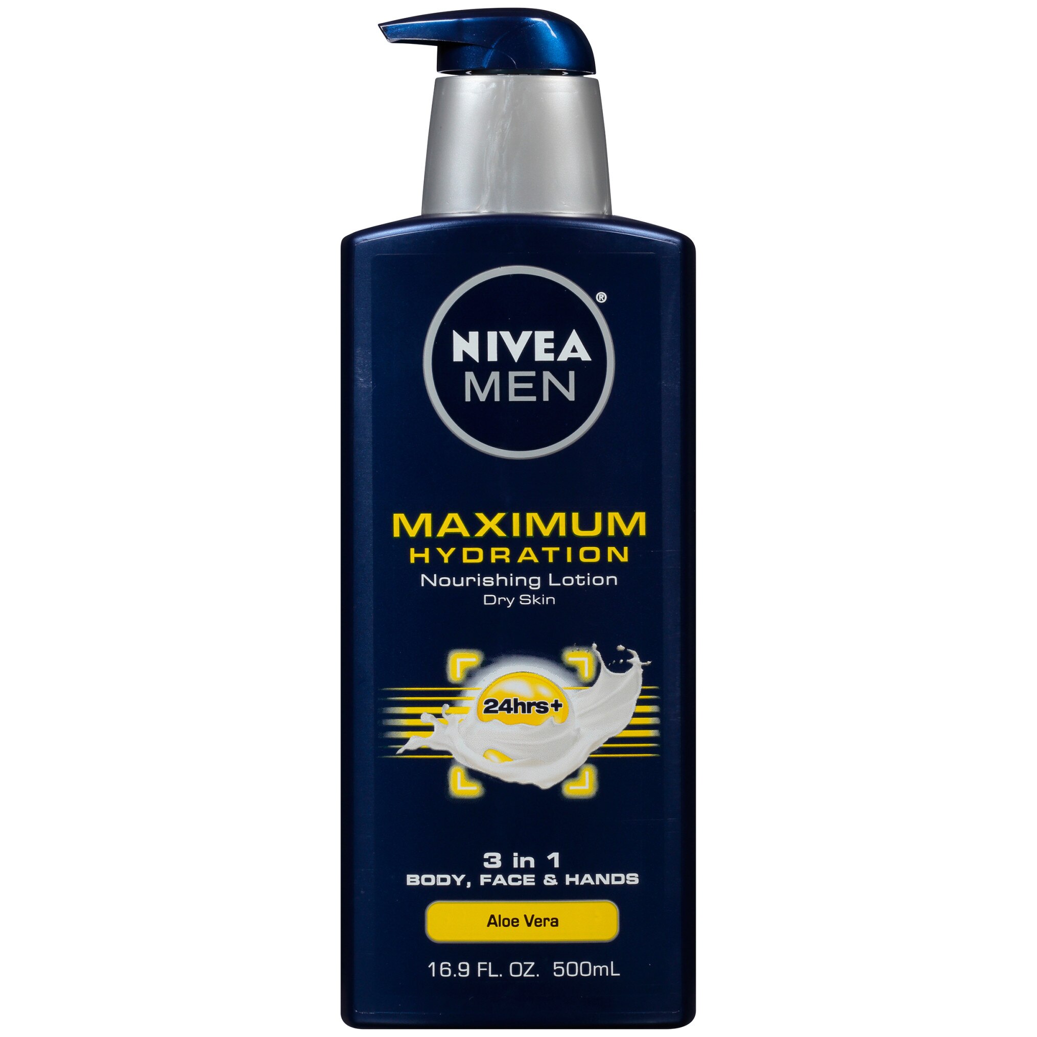 NIVEA MEN Maximum Hydration 3-in-1 Nourishing Lotion, 16.9 OZ