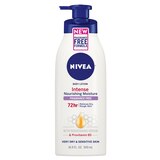 NIVEA Intensive Nourishing Moisture Fragrance Free Body Lotion, 16.9 OZ, thumbnail image 1 of 2