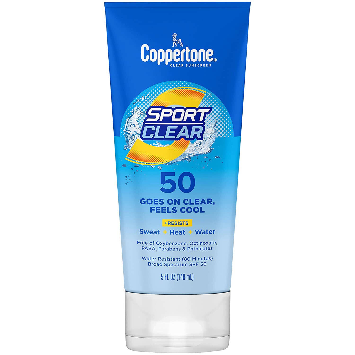 Coppertone Sport Clear Lotion, 5 OZ