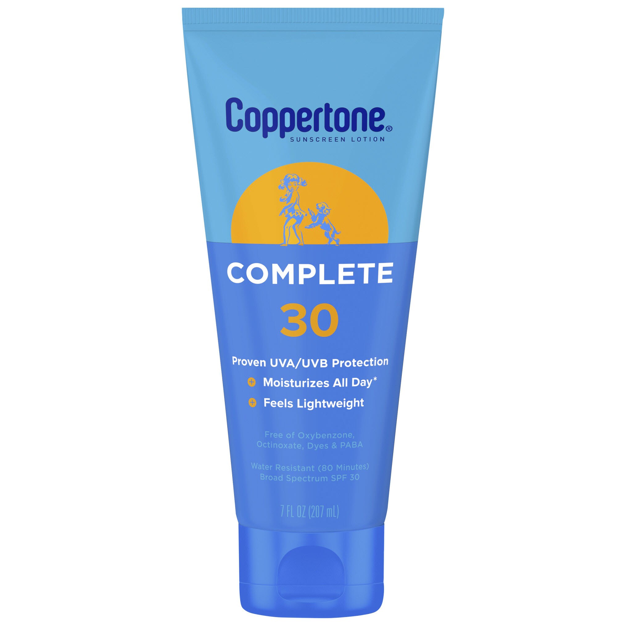 Coppertone Complete Sunscreen Lotion, 7 OZ