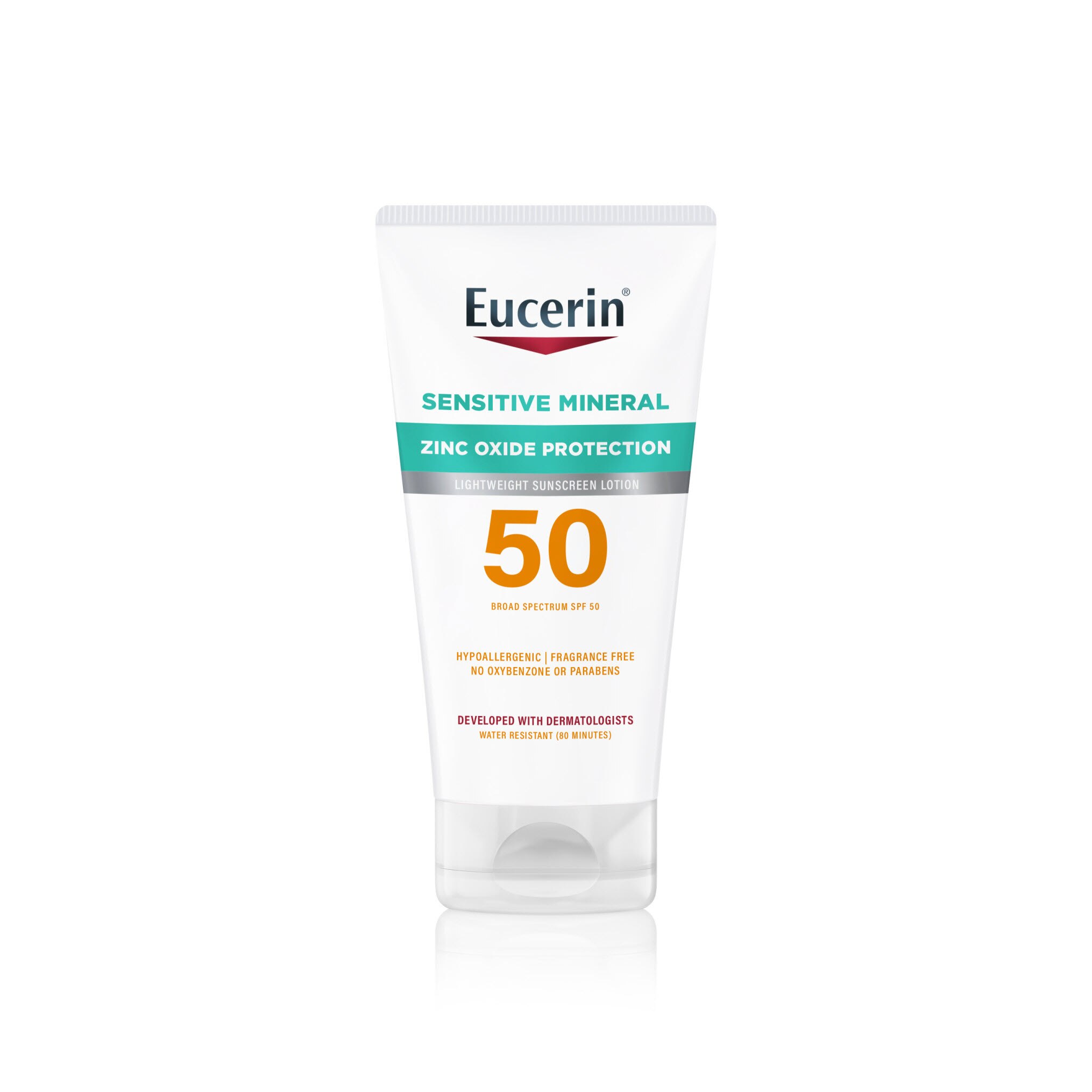 Eucerin Sun Sensitive SPF 50 Mineral Sunscreen Lotion, 4 OZ