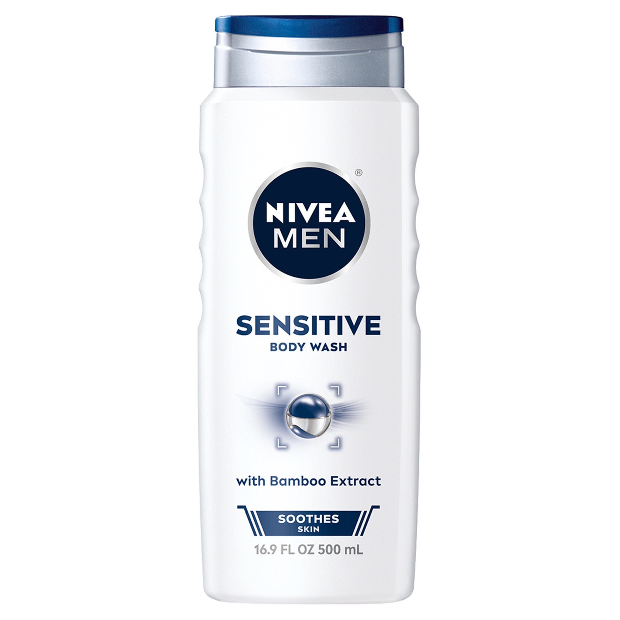 NIVEA MEN Sensitive 3-in-1 Body Wash, 16.9 OZ