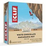 CLIF BAR, White Chocolate Macadamia Nut Flavor, Made with Organic Oats, 9g Protein, Non-GMO, Plant Based Energy Bars, 2.4 oz, 5 Pack, thumbnail image 1 of 5