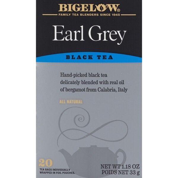 Bigelow Earl Grey Tea, 20 ct, 1.18 oz