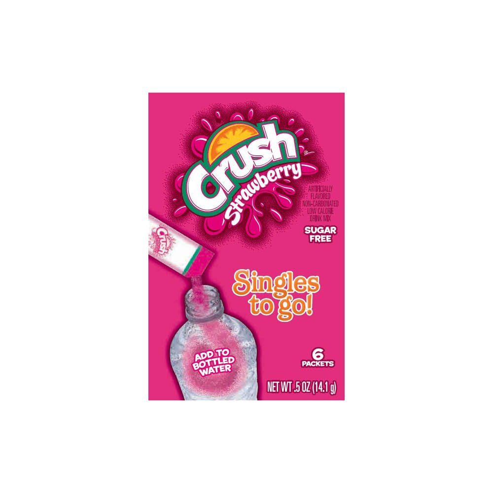 Crush Singles To Go Drink Mix, 6 CT