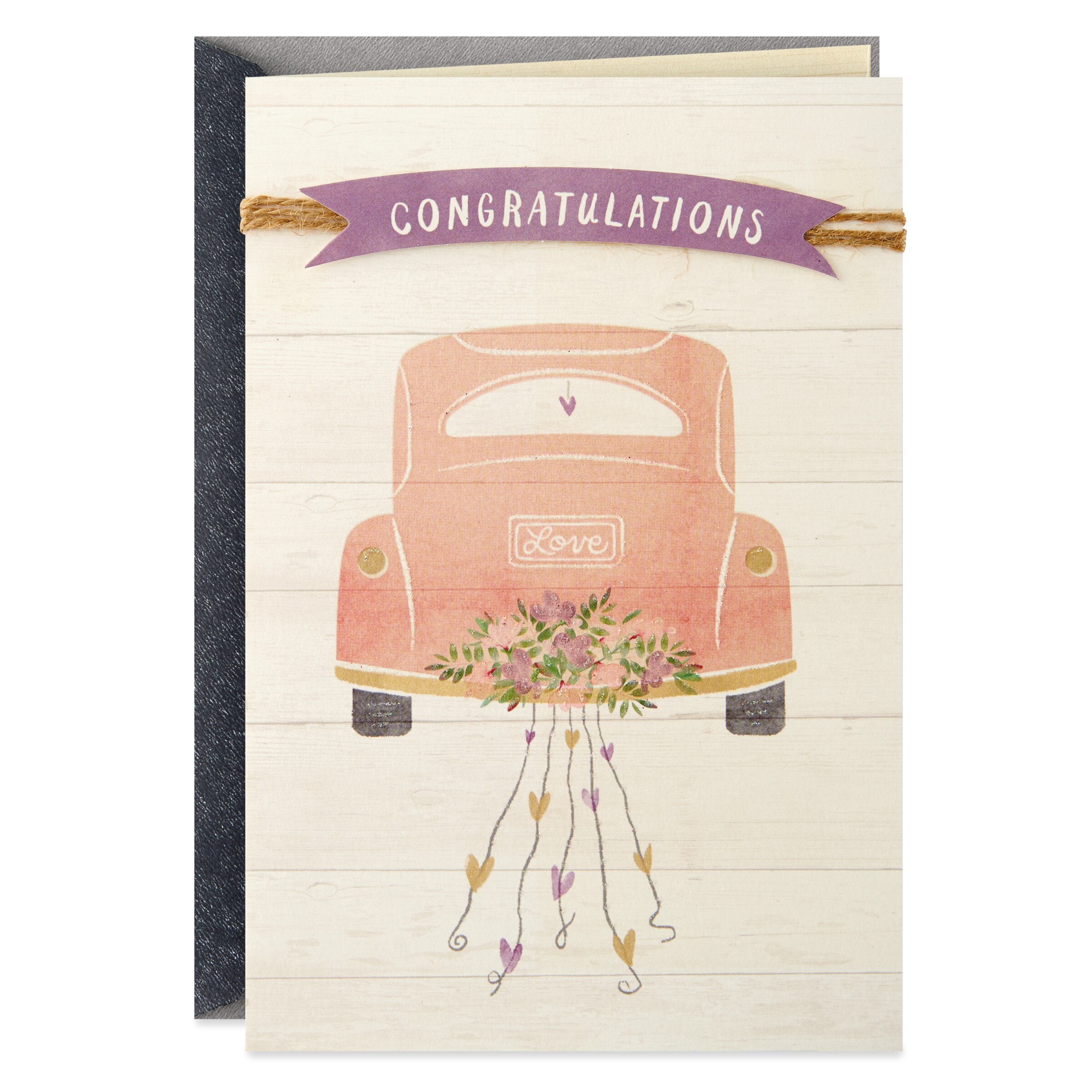 Hallmark Wedding Card, Bridal Shower Card, or Engagement Card (Enjoy the Journey) E20