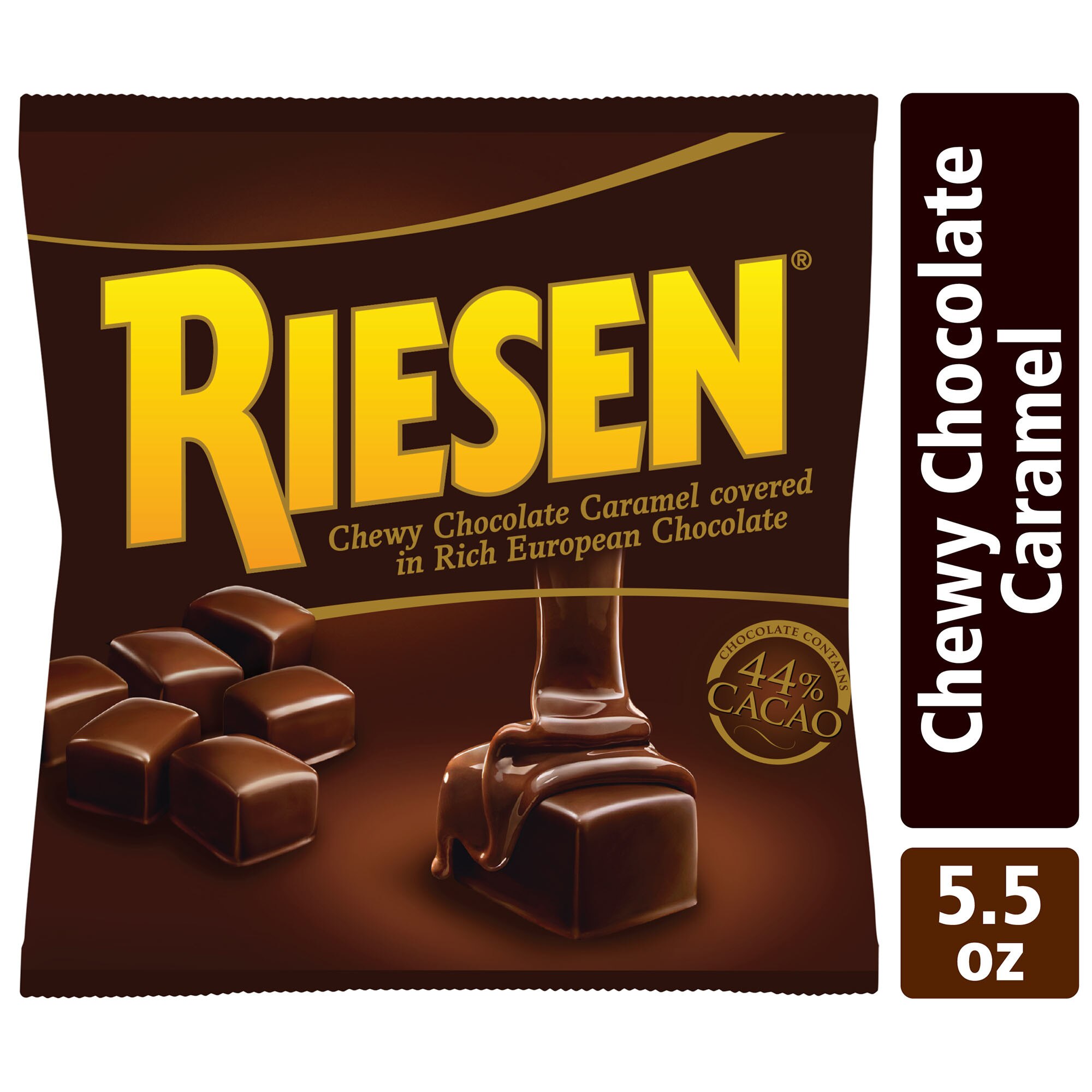 Riesen Chocolate Covered Chewy Caramel Candy, 5.5 oz