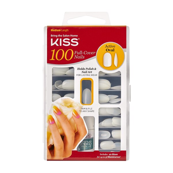 KISS Full-Cover Nails, 100 CT