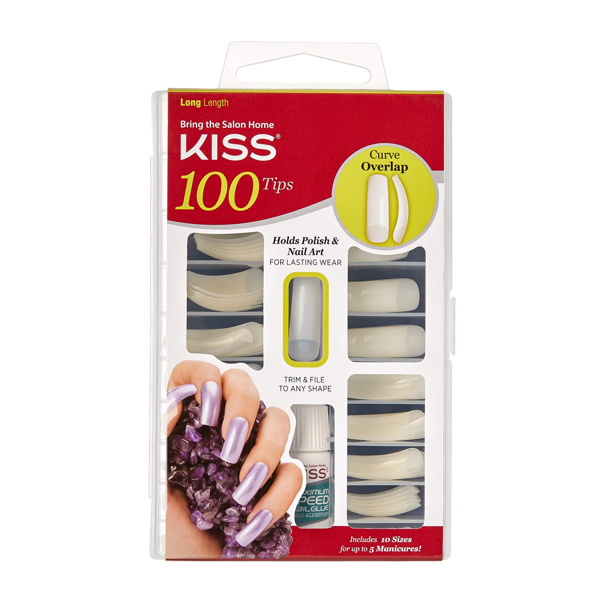 KISS Full-Cover Nails, 100 CT