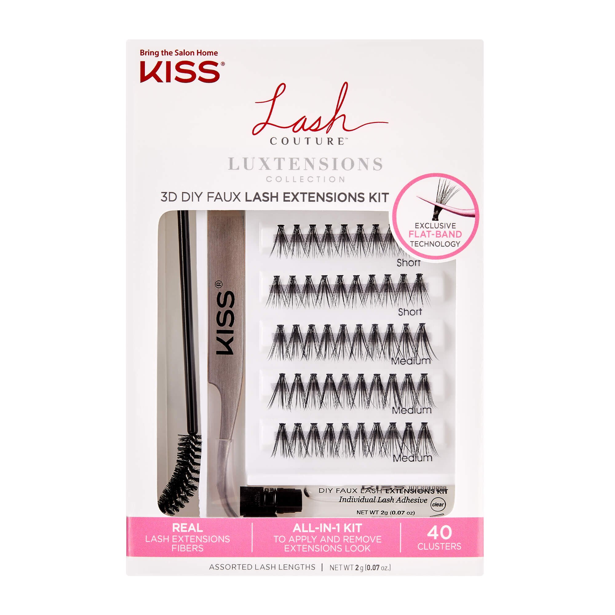 KISS Lash Couture Luxtension 3D DIY Faux Lash Extensions Kit