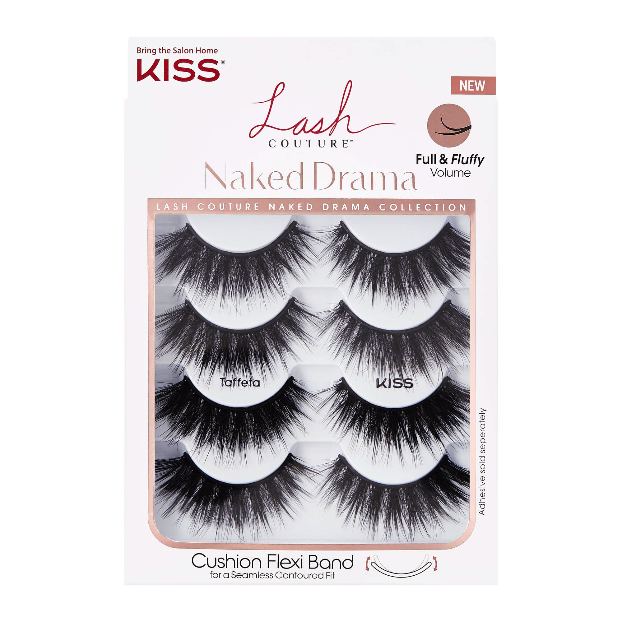 KISS Lash Couture Naked Drama False Eyelashes Multipack