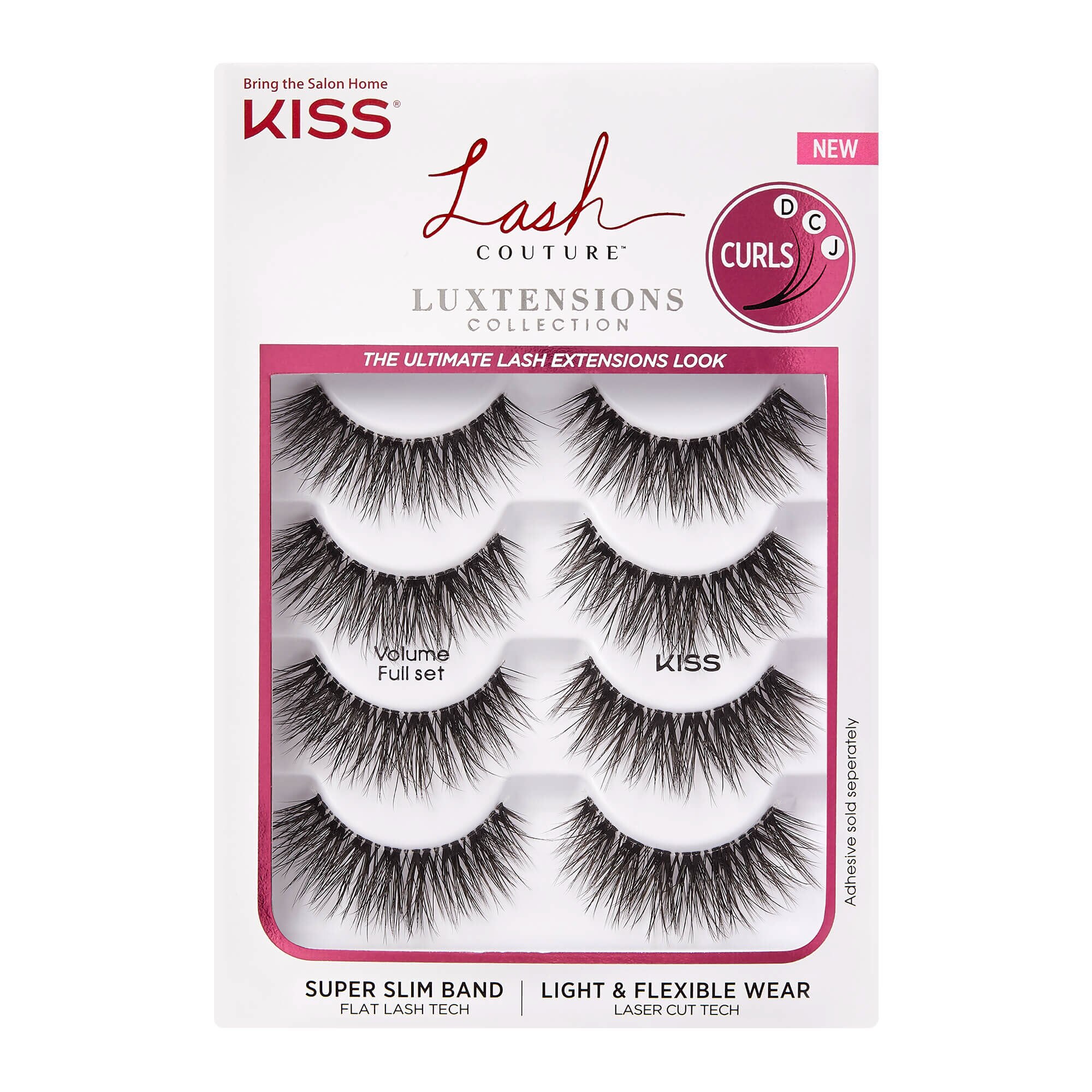 KISS Lash Couture LuXtensions False Lashes Multipack