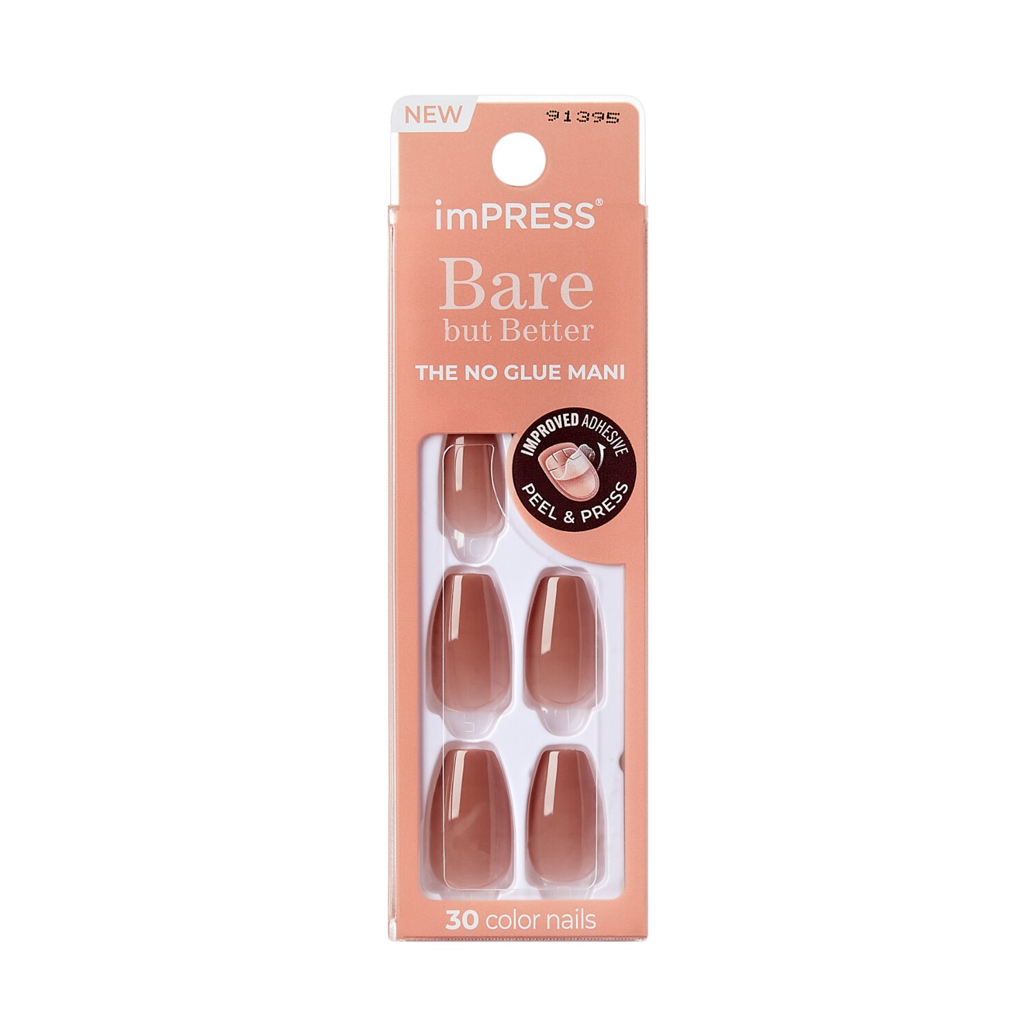 KISS imPRESS Bare But Better Nails, Flare