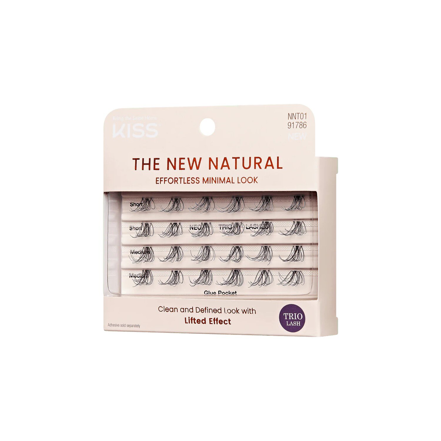 KISS The New Natural False Lash Trios. Neo