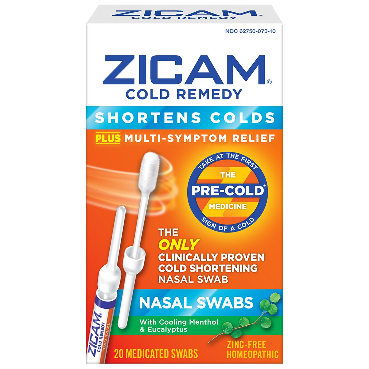 Zicam Cold Remedy Nasal Swabs, 20 CT