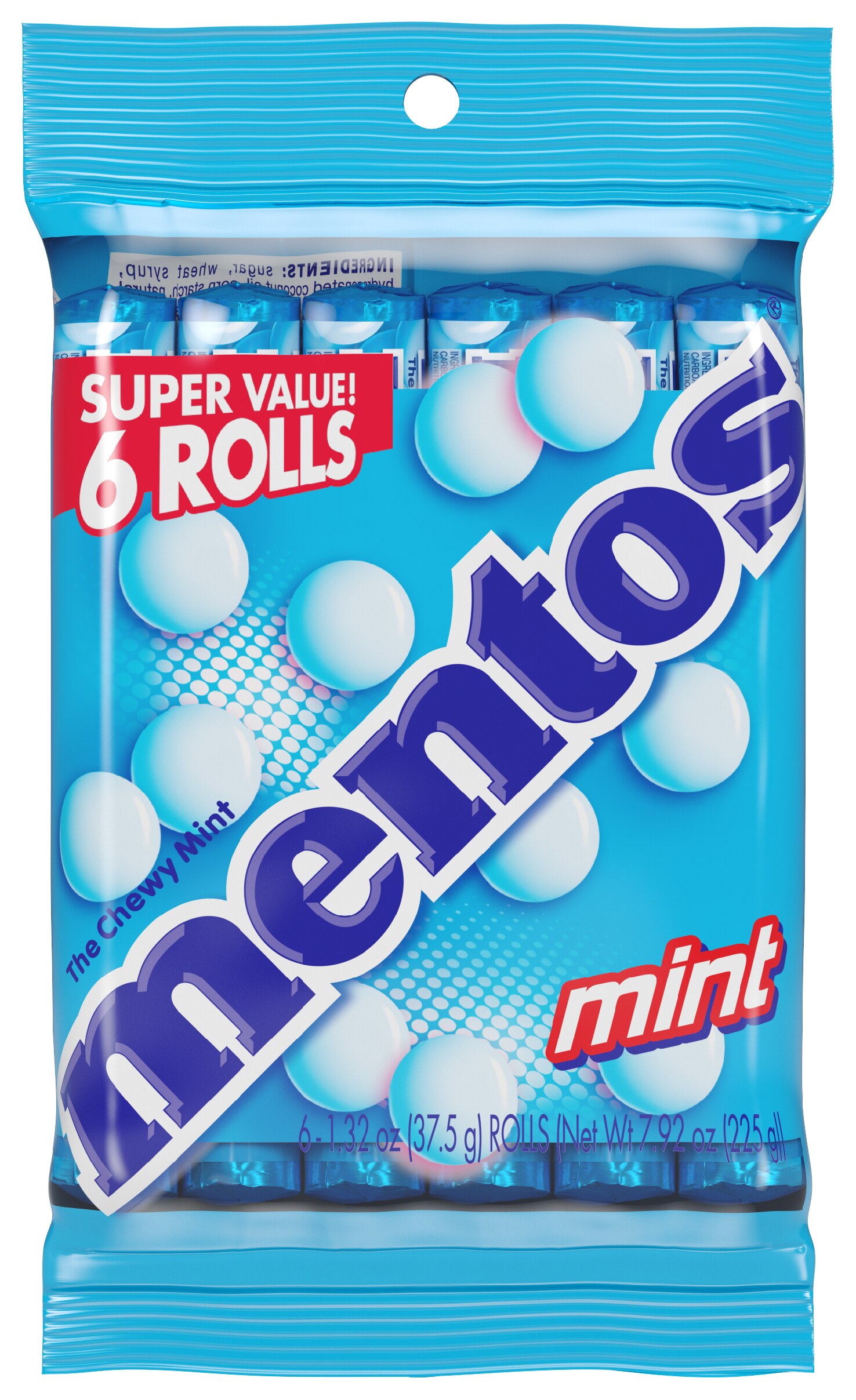 Mentos Rolls, Mint, 6 ct