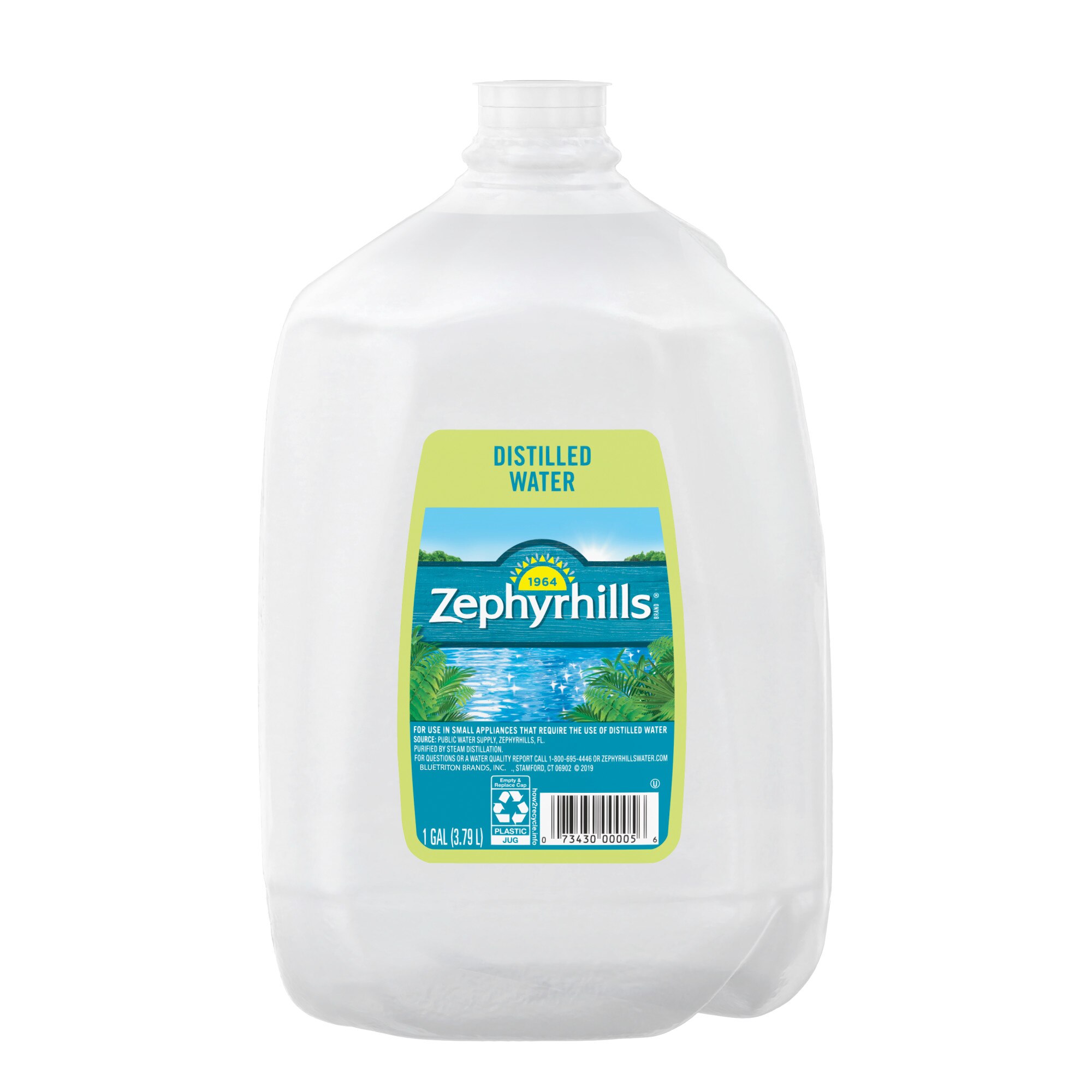 Zephyrhills 100% Natural Florida Spring Water, 128 OZ